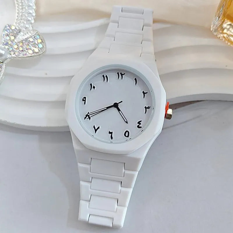 White Arabic Aura Watch