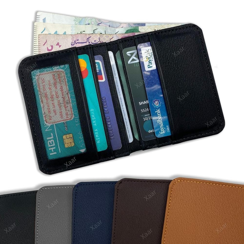 Unisex Leather Bi-Fold Wallet –