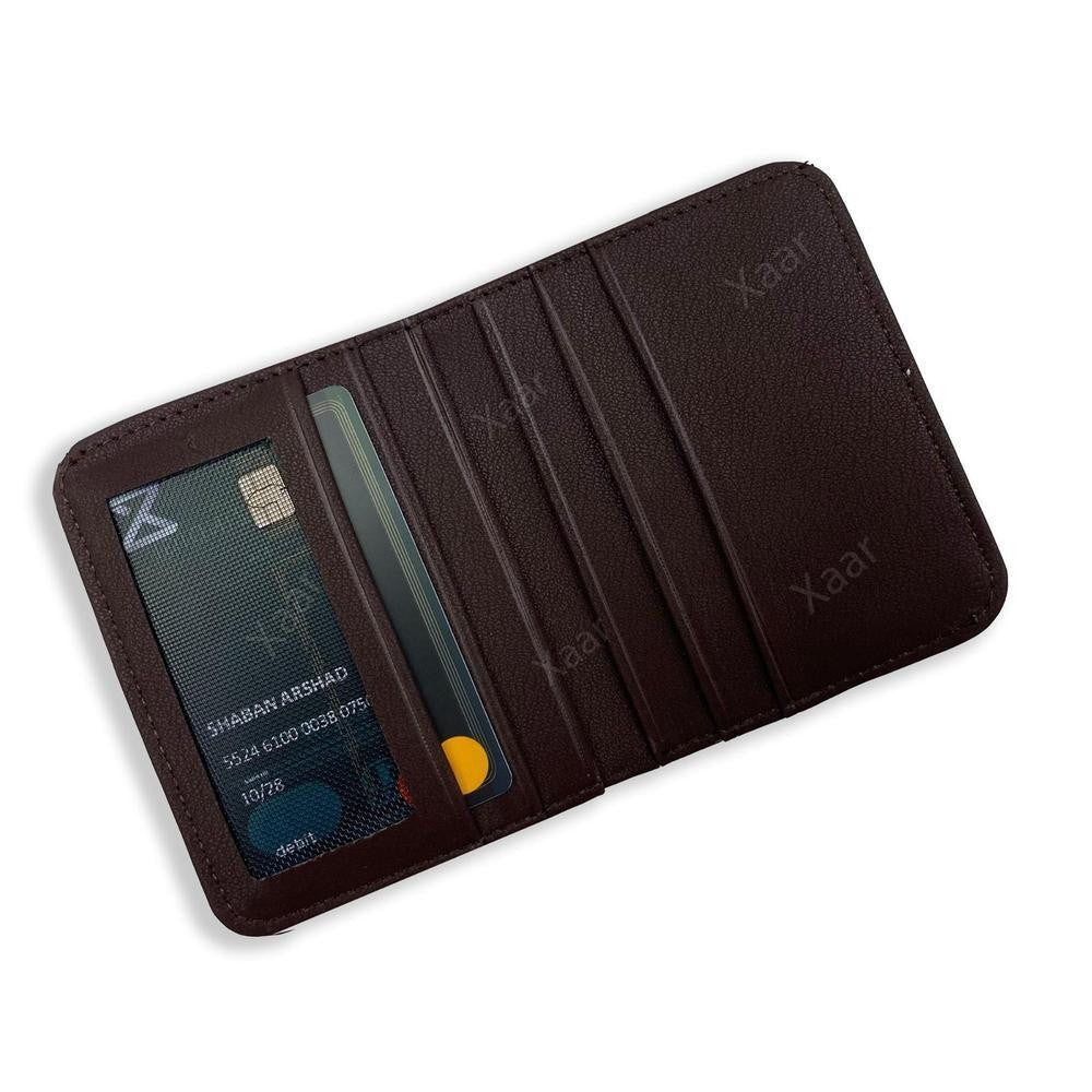 Unisex Leather Bi-Fold Wallet –